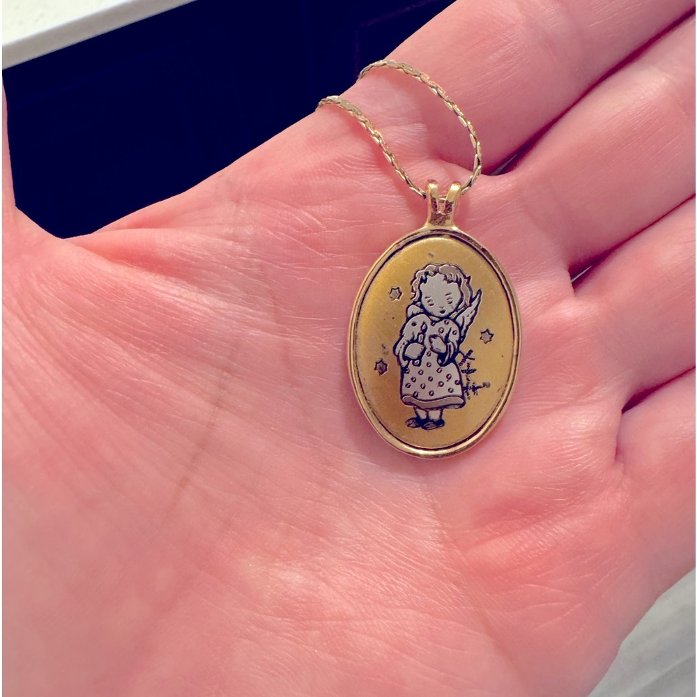 Bertha  Hommel limited Edition Necklace baby angel.  Vintage collection